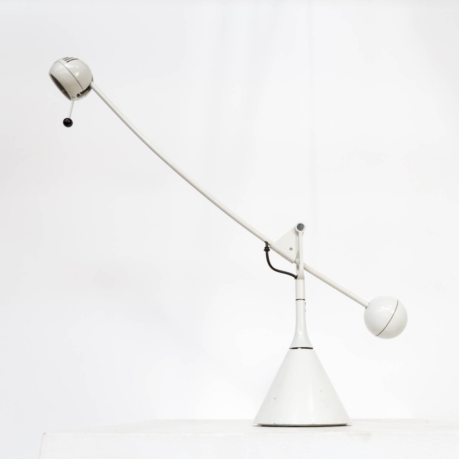 Late 20th Century 1980s Enrique French Table Lamp for Metalarte Spain