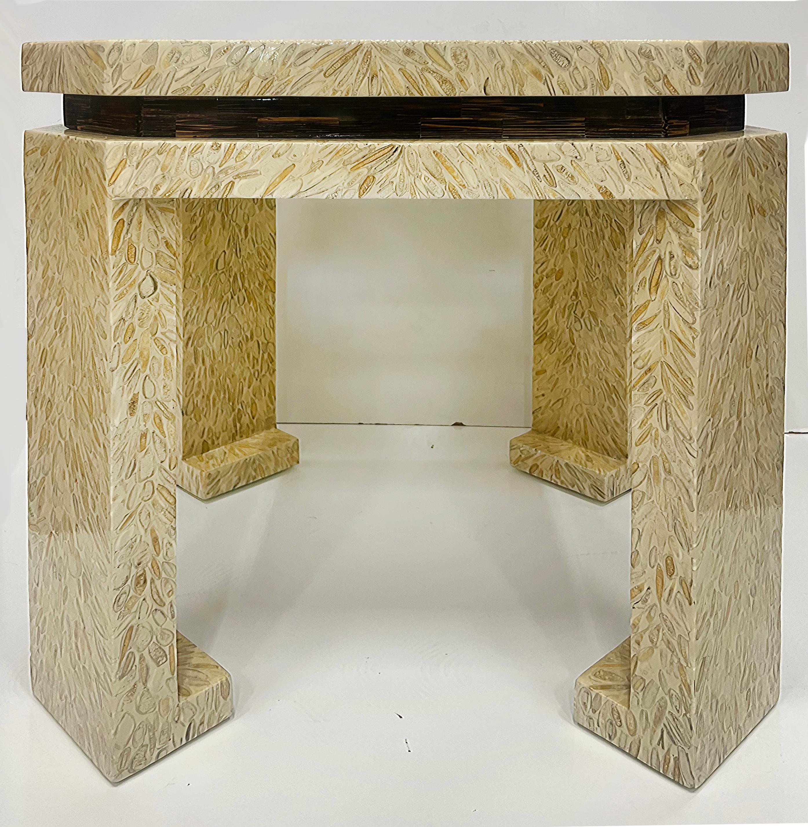 1980s Enrique Garcel Overscale Antler Side Table, Art Deco Revival, Columbia 2