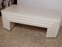1980's Enrique Garces Tessellated Bone Coffee Table