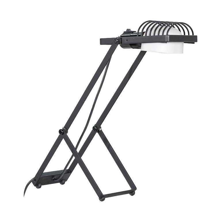 1980s Ernesto Gismondi for Artemide Sintesi Table / Desk Lamp in Black
