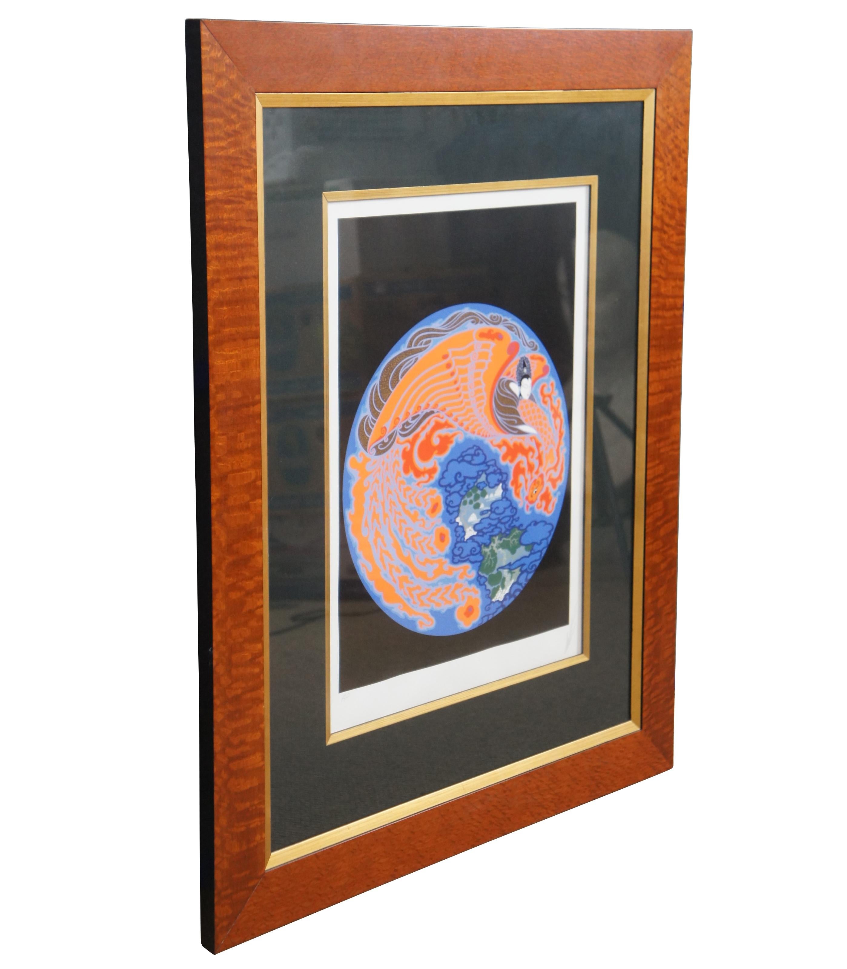 Erté 'Dream Voyage', Artist Proof, Hand Signed, Lower Right, circa 1980s. beautifully matted within a burlwood frame.

Erté was born Romain de Tirtoff in St. Petersburg, Russia on November 23rd, 1892 and was raised amidst Russia's social elite. At