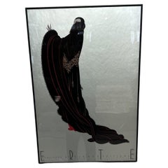 1980s Erté Serigraph Poster After Erté Soirée Mirage Editions Santa Monica CA