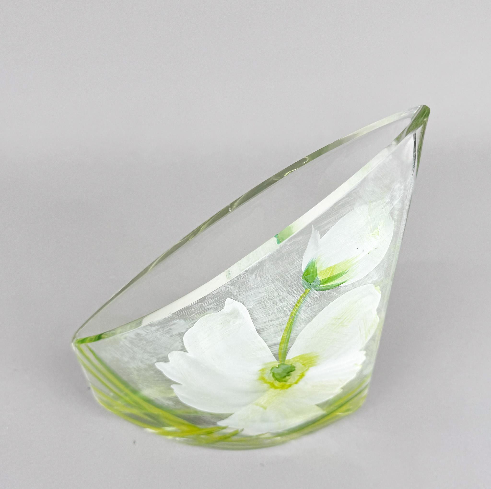 Vaso in vetro di Erwin Eisch del 1980 in vendita 1