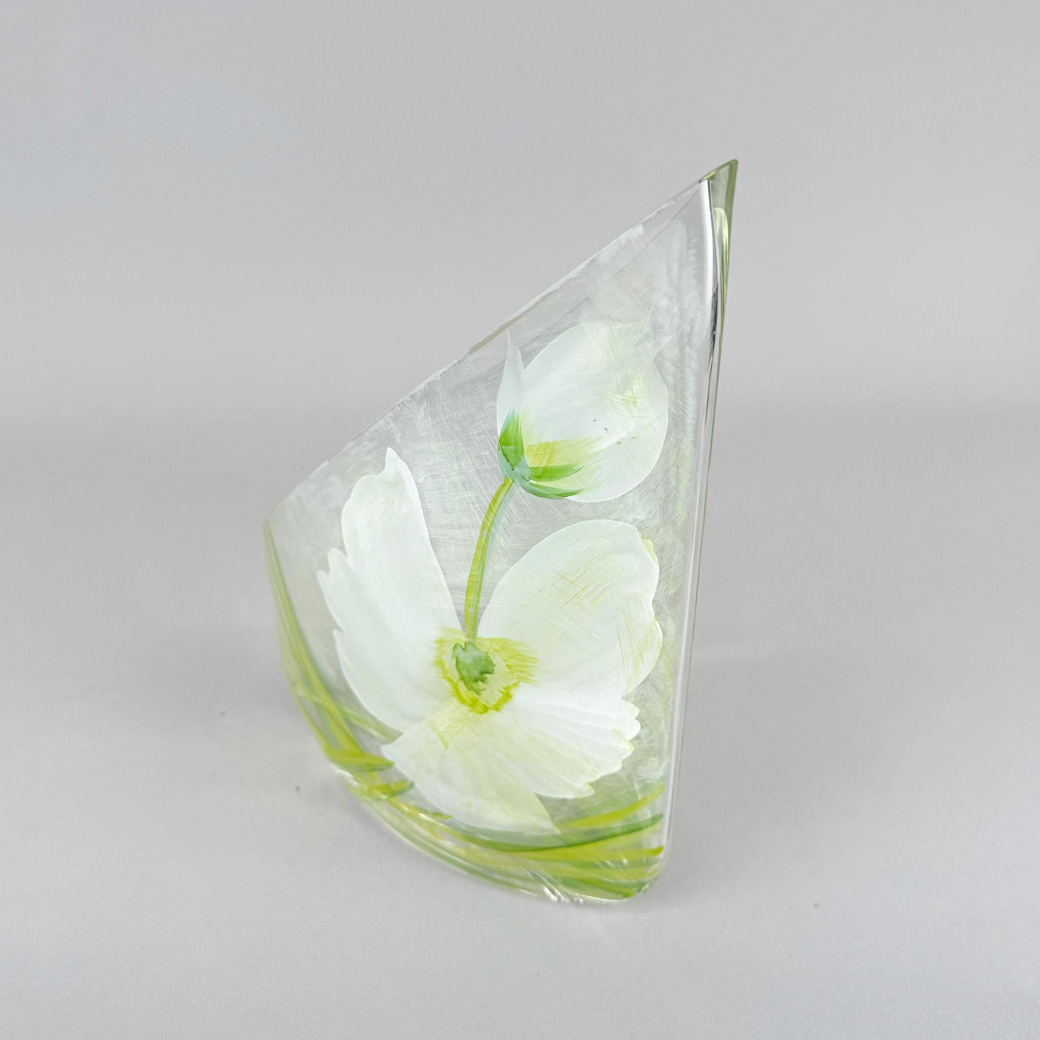 Vaso in vetro di Erwin Eisch del 1980 in vendita 2