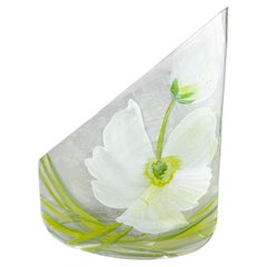 1980's Erwin Eisch Glass Vase