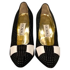 1980er ESCADA Schleife Pumps Schuhe