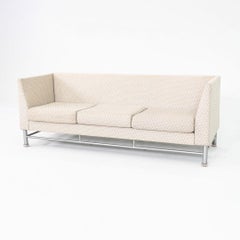 Divano a tre posti in tessuto anni '80 Ettore Sottsass per Knoll, 3x disponibile