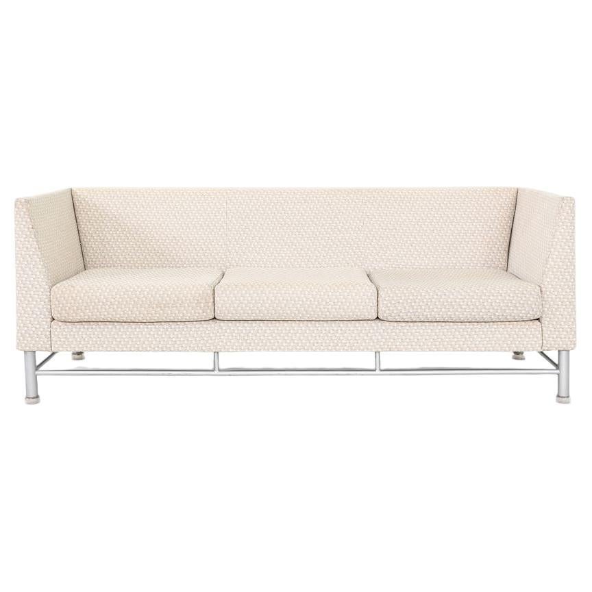 1980s Ettore Sottsass for Knoll Eastside Three Seat Sofa in Fabric, 3x Available For Sale