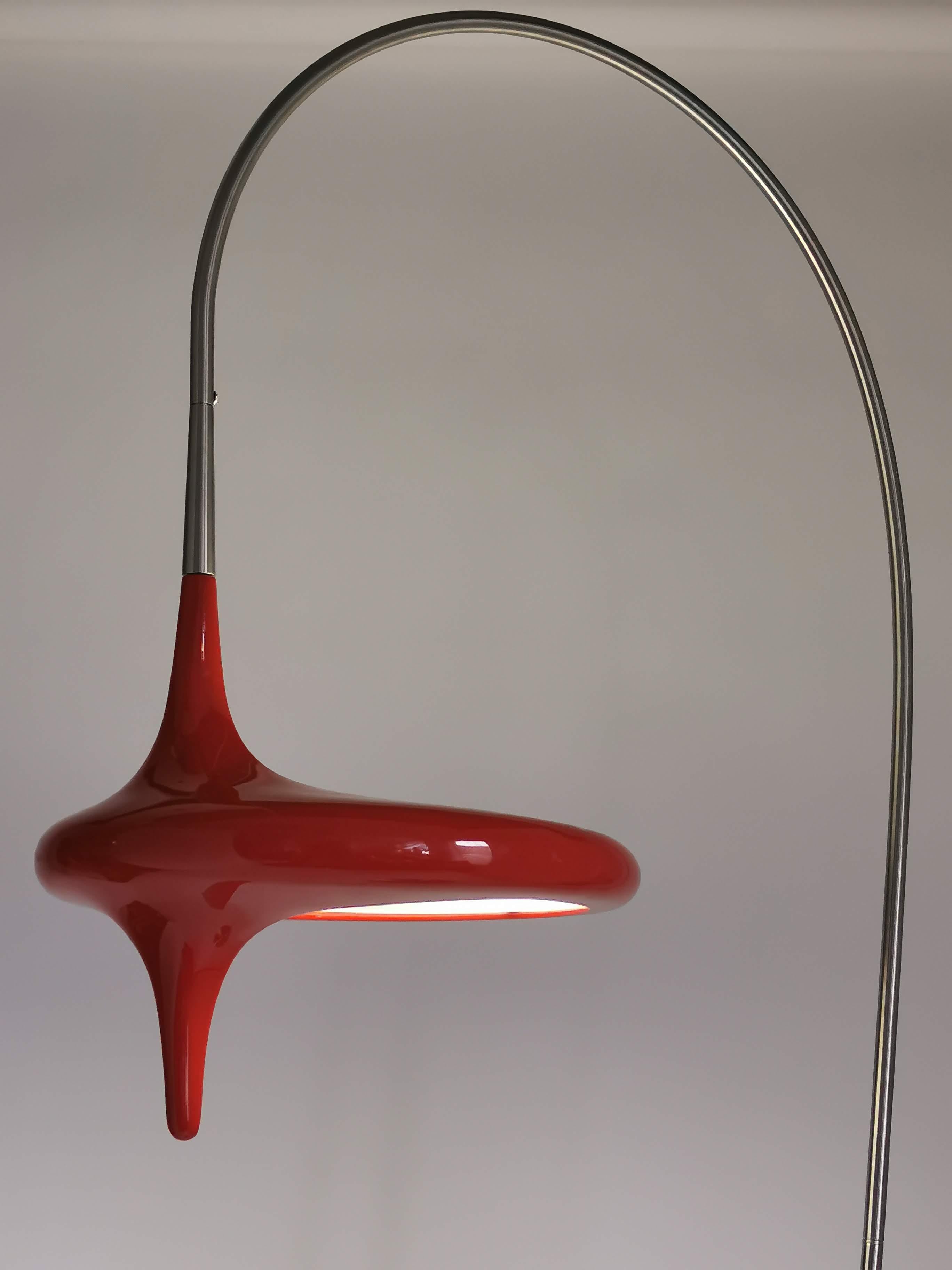 1980s Extra Tall Italian Floor Lamp Odue Astralis  by Quaia, Italy For Sale 2