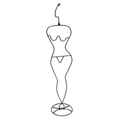 Valet femminile anni '80 Tubolare Metal Art Ehlén Johansson Ikea Svezia