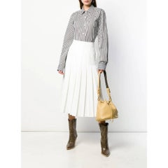 1980s Fendi Cream Color Bucket Bag