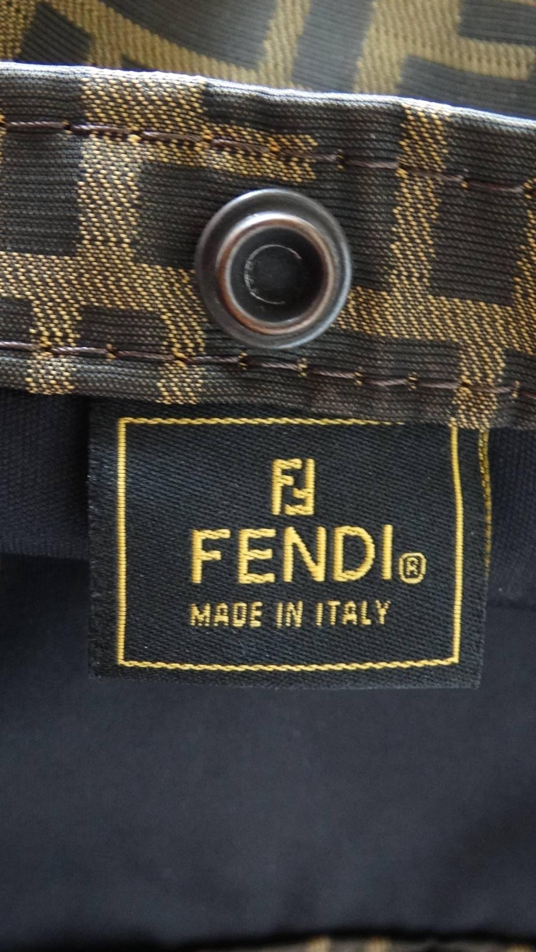 1980s Fendi Zucca Monogram  