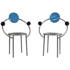 1980s 'First Chairs' by Memphis Milano Designer Michele De Lucchi
