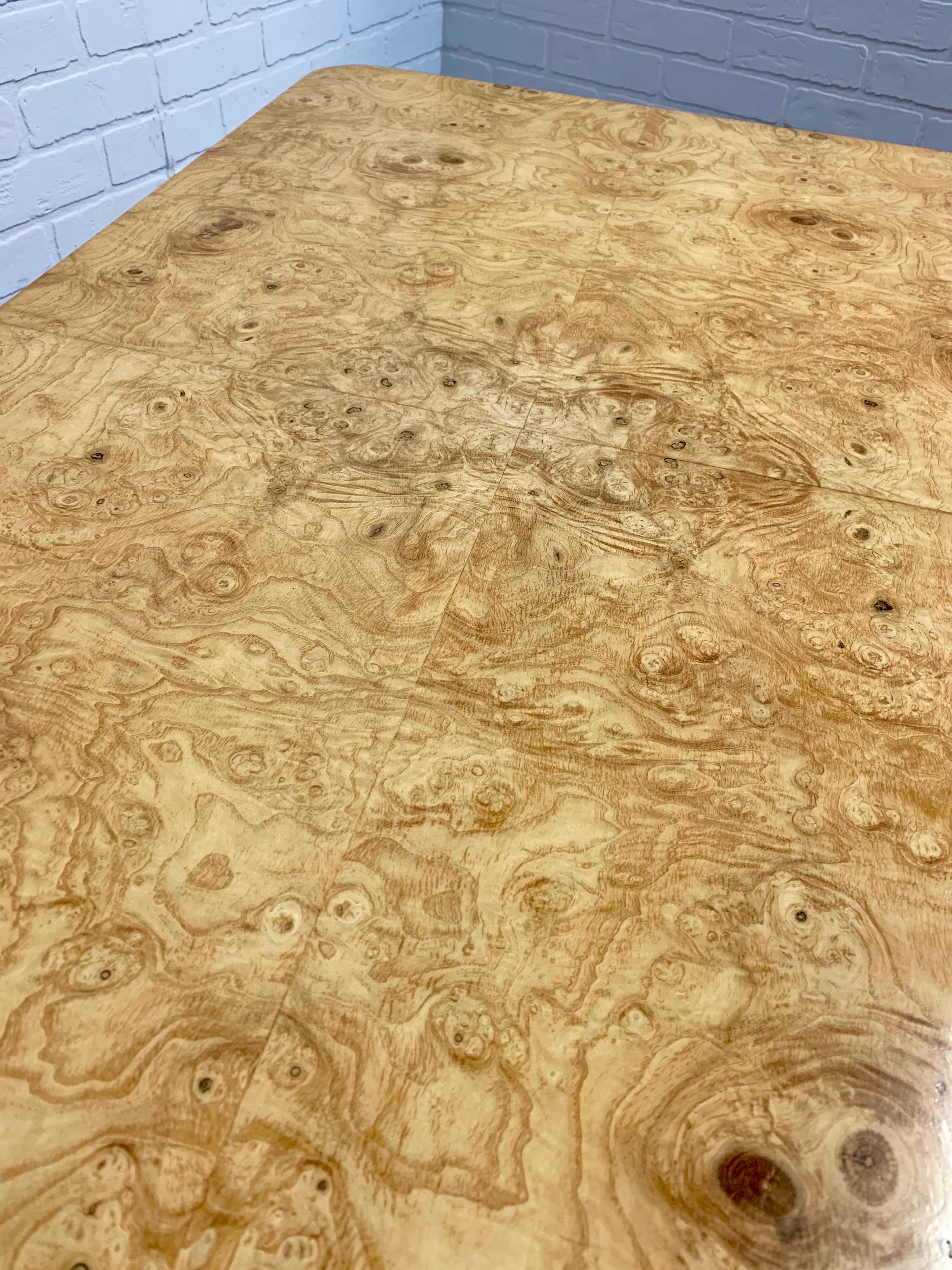 1980s Floating Burl Wood Coffee or Bar Table 3