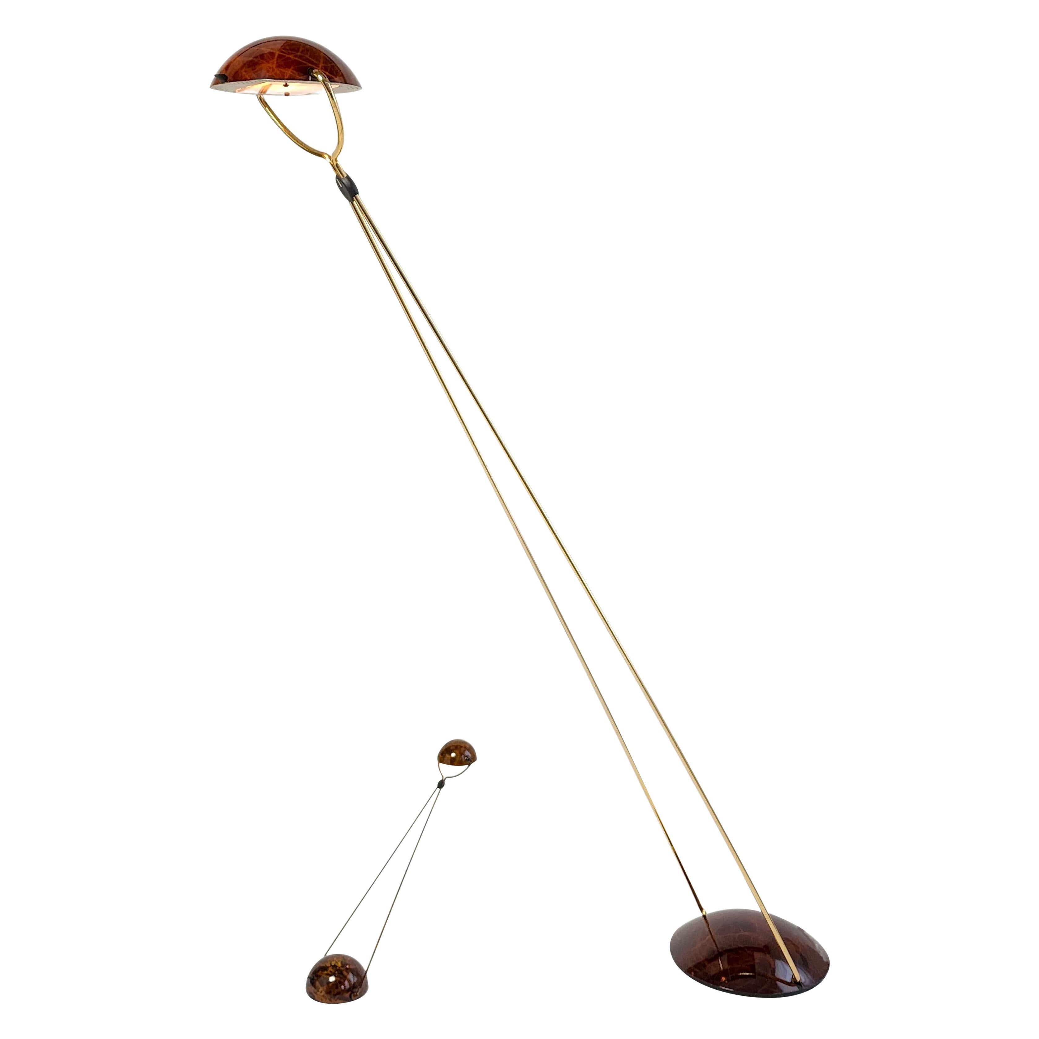 1980s, Floor Lamp  Meridiana ' Terra '  by  Paolo Piva, Italy