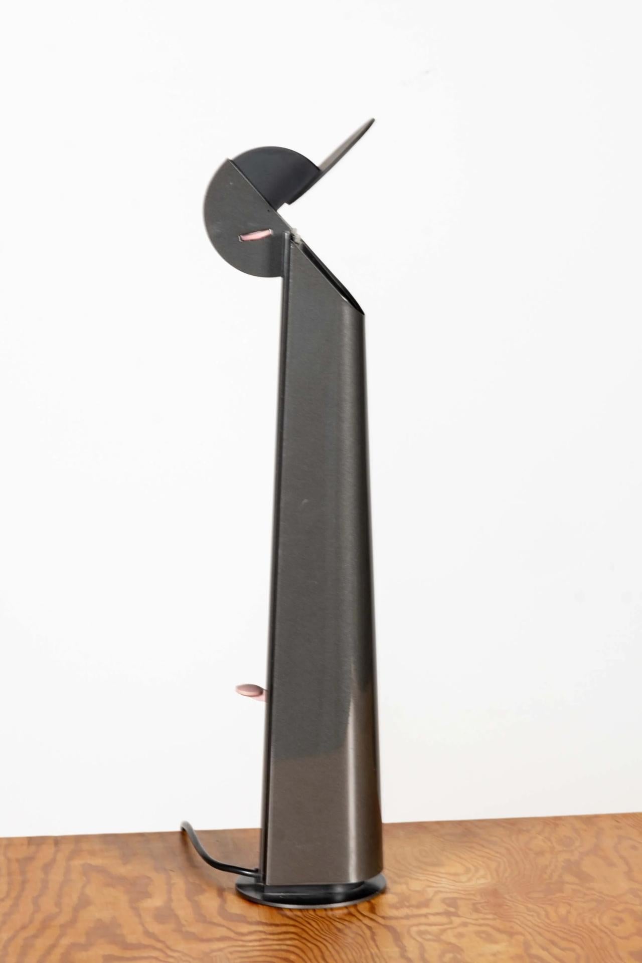 1980s Flos Gibigiana Desk Lamp, Black by Achille Castiglioni For Sale 8