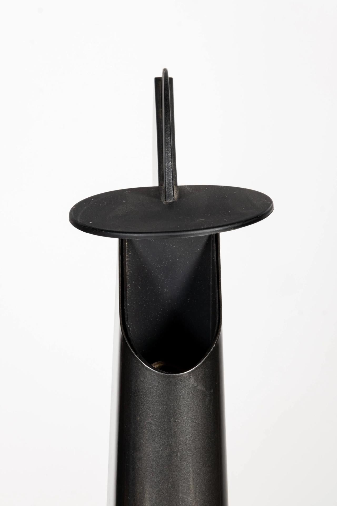 1980s Flos Gibigiana Desk Lamp, Black by Achille Castiglioni For Sale 2