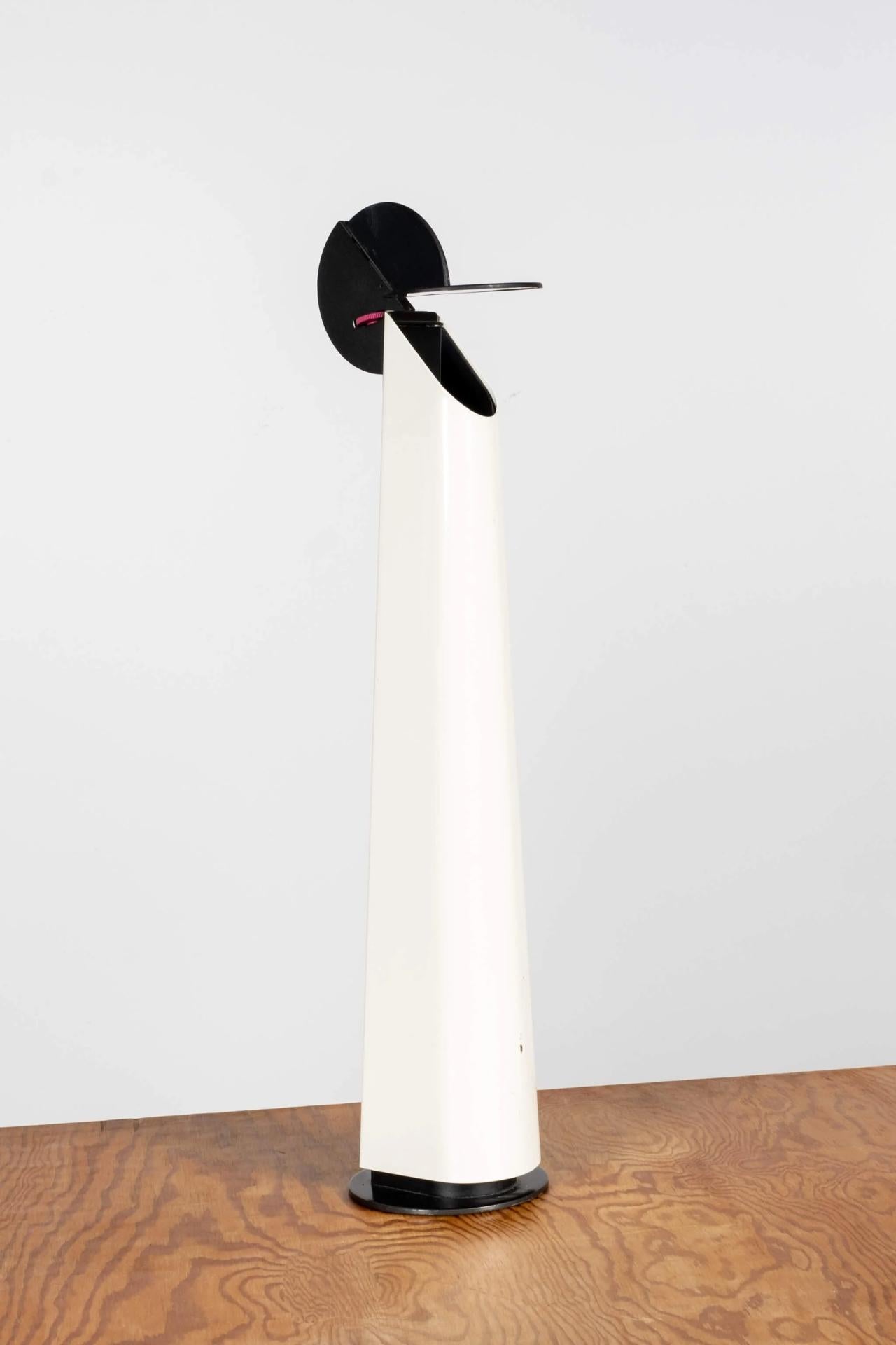 Post-Modern 1980s Flos Gibigiana Desk Lamp, White by Achille Castiglioni For Sale