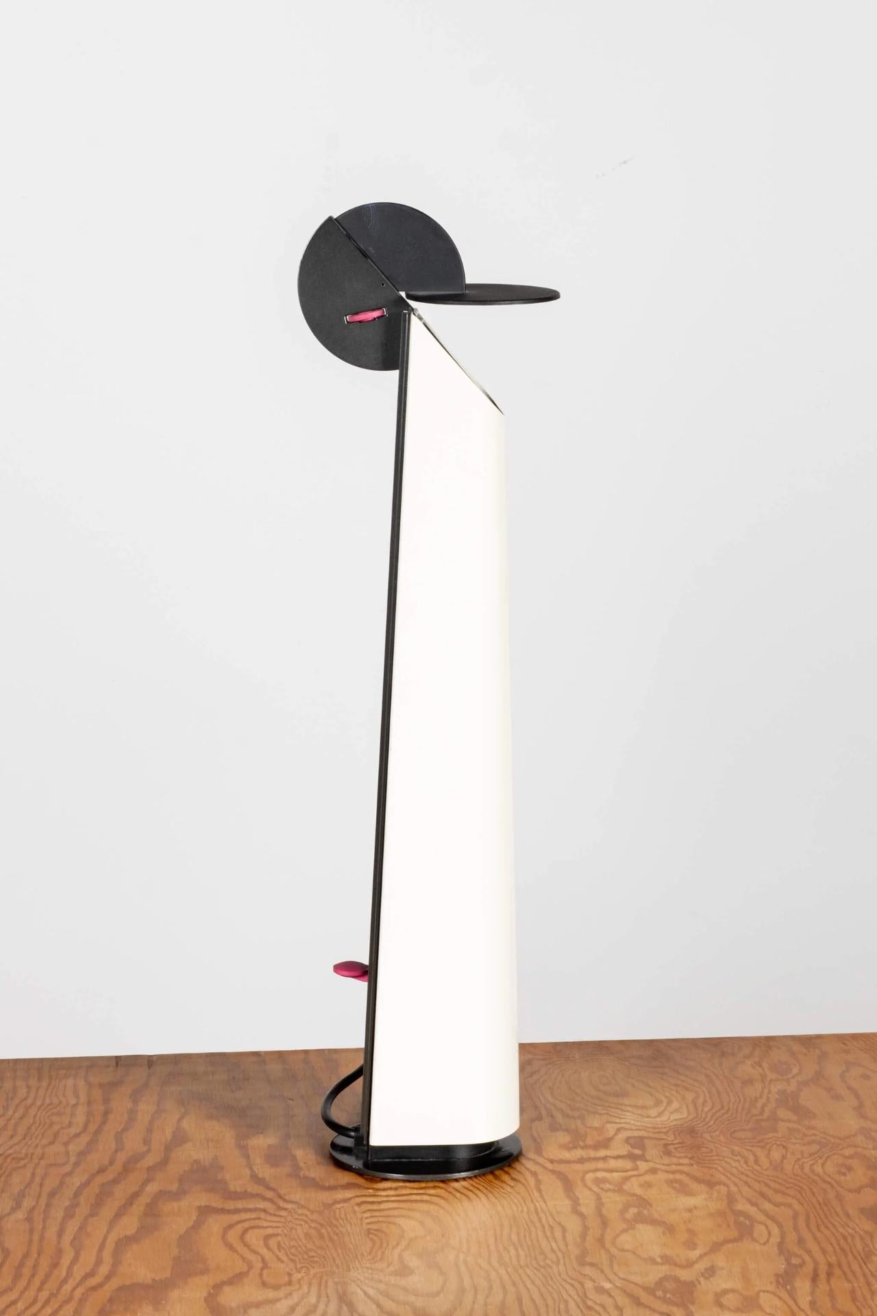 1980s Flos Gibigiana Desk Lamp, White by Achille Castiglioni For Sale 2