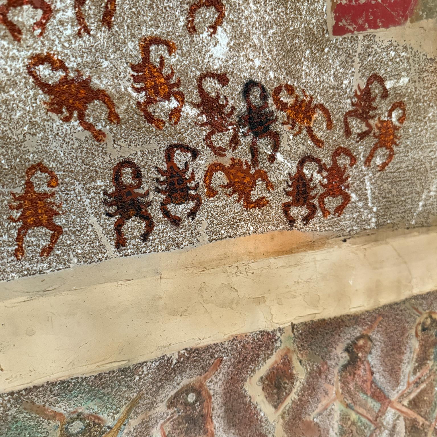 Other 1980s Francisco Toledo Mixed Media Animales Iguana Mexican Art For Sale