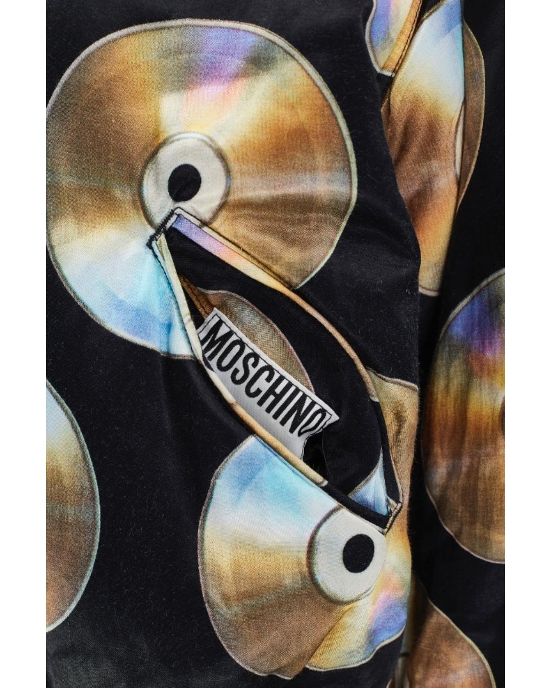 Giacca reversibile anni '80 di Franco Moschino con CD e nastro adesivo in vendita 6