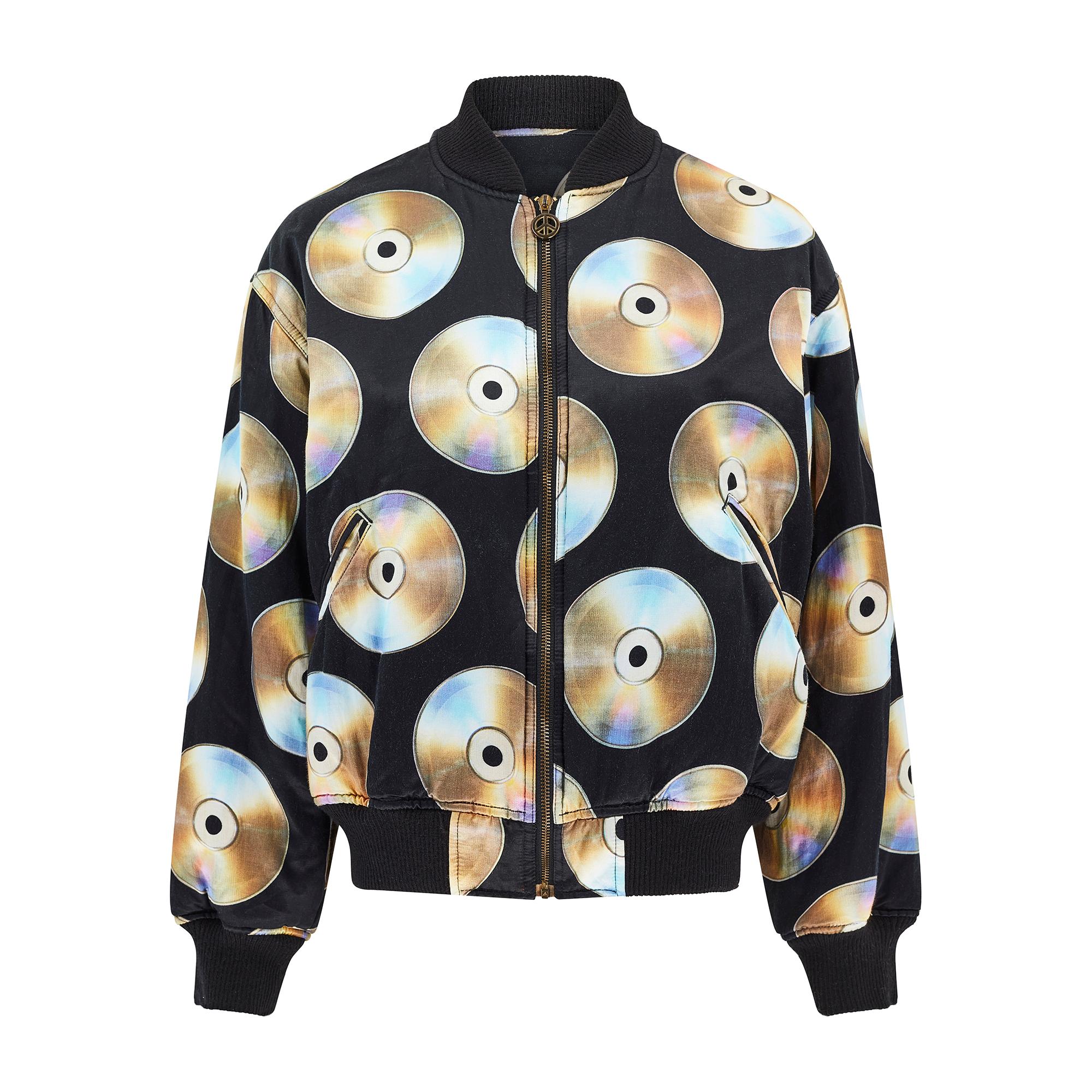 Giacca reversibile anni '80 di Franco Moschino con CD e nastro adesivo In condizioni ottime in vendita a London, GB