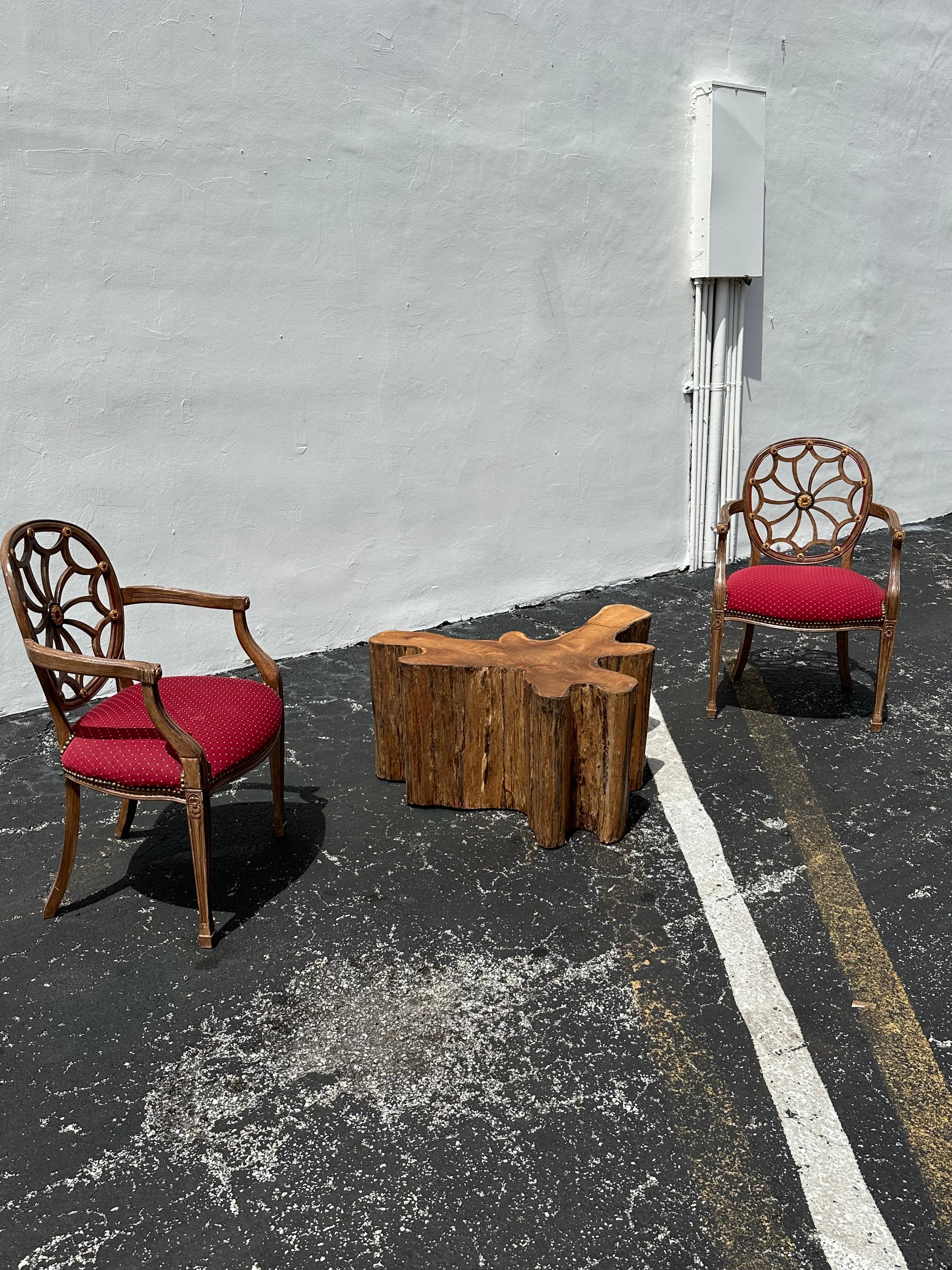 1980er Jahre Freiform-Couchtisch aus Teakholz mit lebendiger Kante im Angebot 4