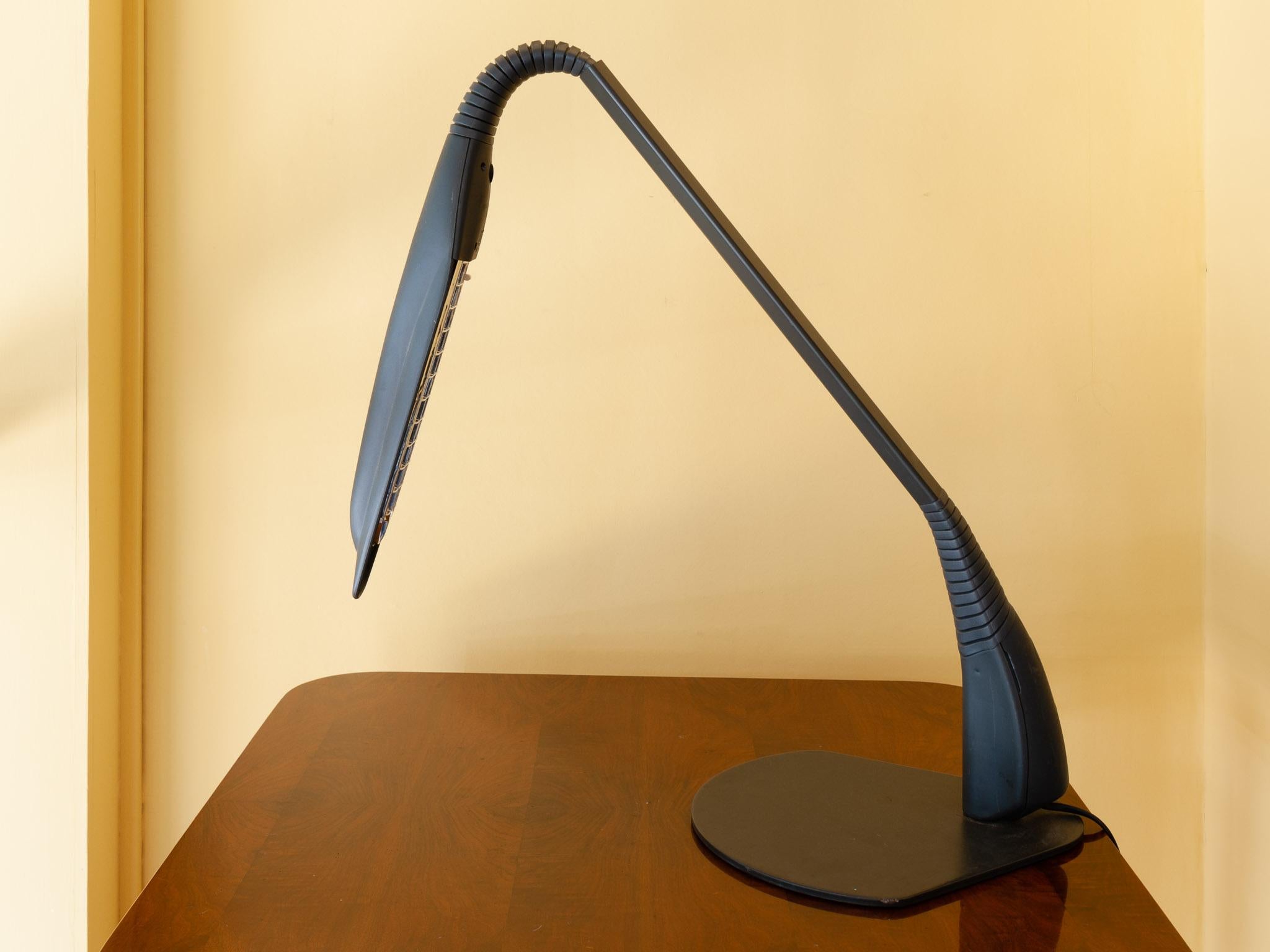 Modern 1980s French LED Cobra Desk Lamp by Philippe Michel for Manade