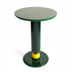 1980s French Postmodern Lacquered Table by Olivier Villatte