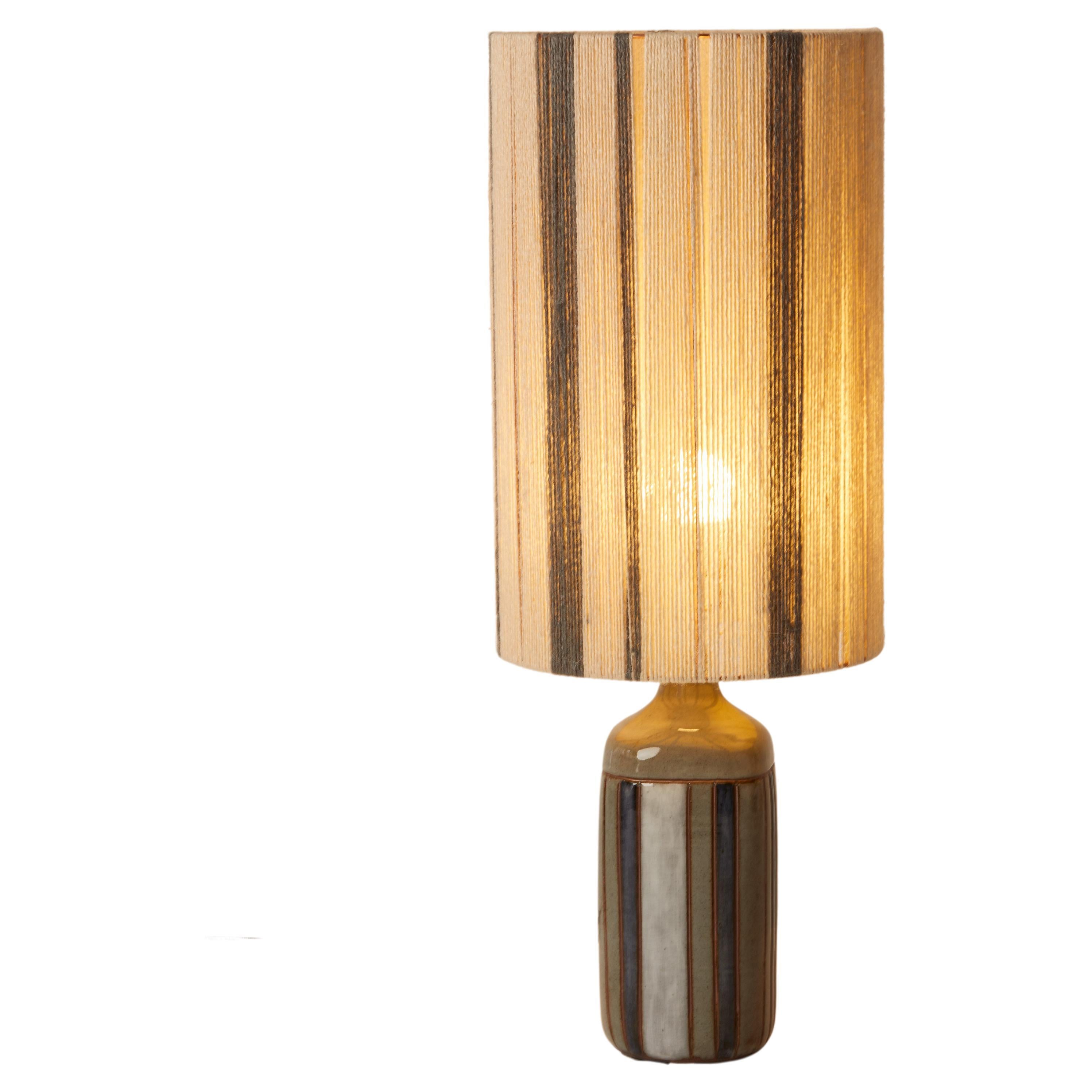 Small Italian Table Lamp with Green Shade at 1stDibs