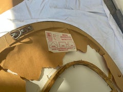 1980s Friedman Brothers Oval Gilt Mirror w/ Acorns and Oak Leaves