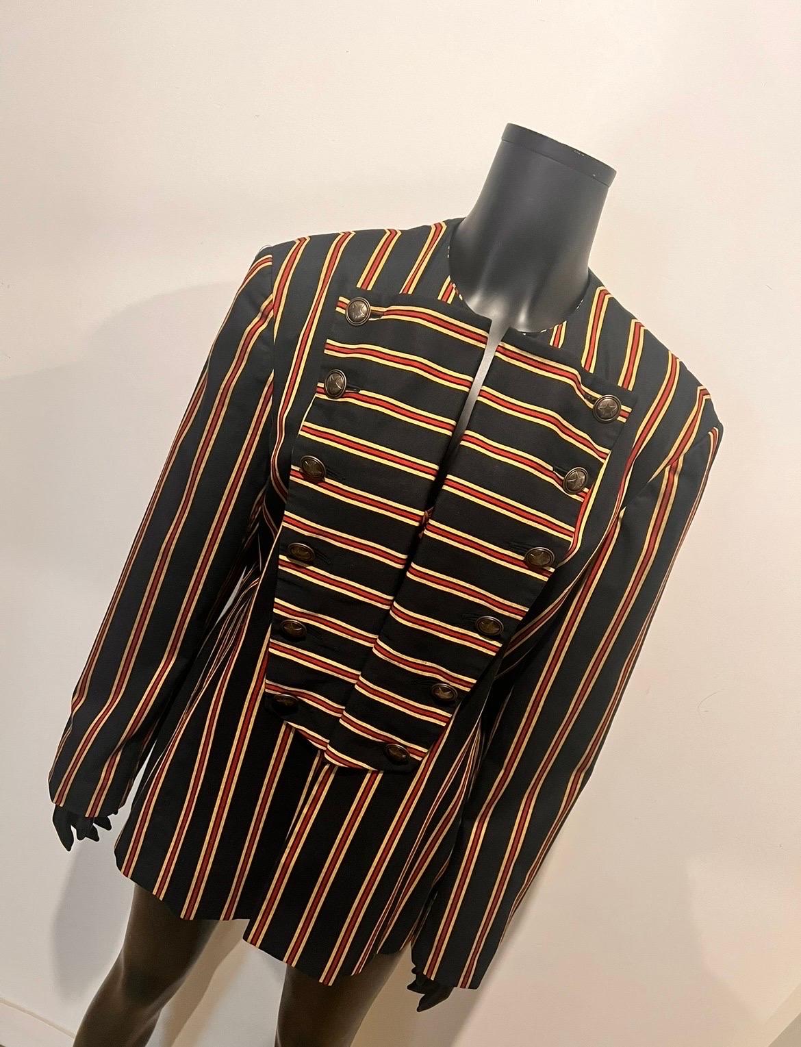 Women's or Men's 1980s Future Ozbek Military jacket