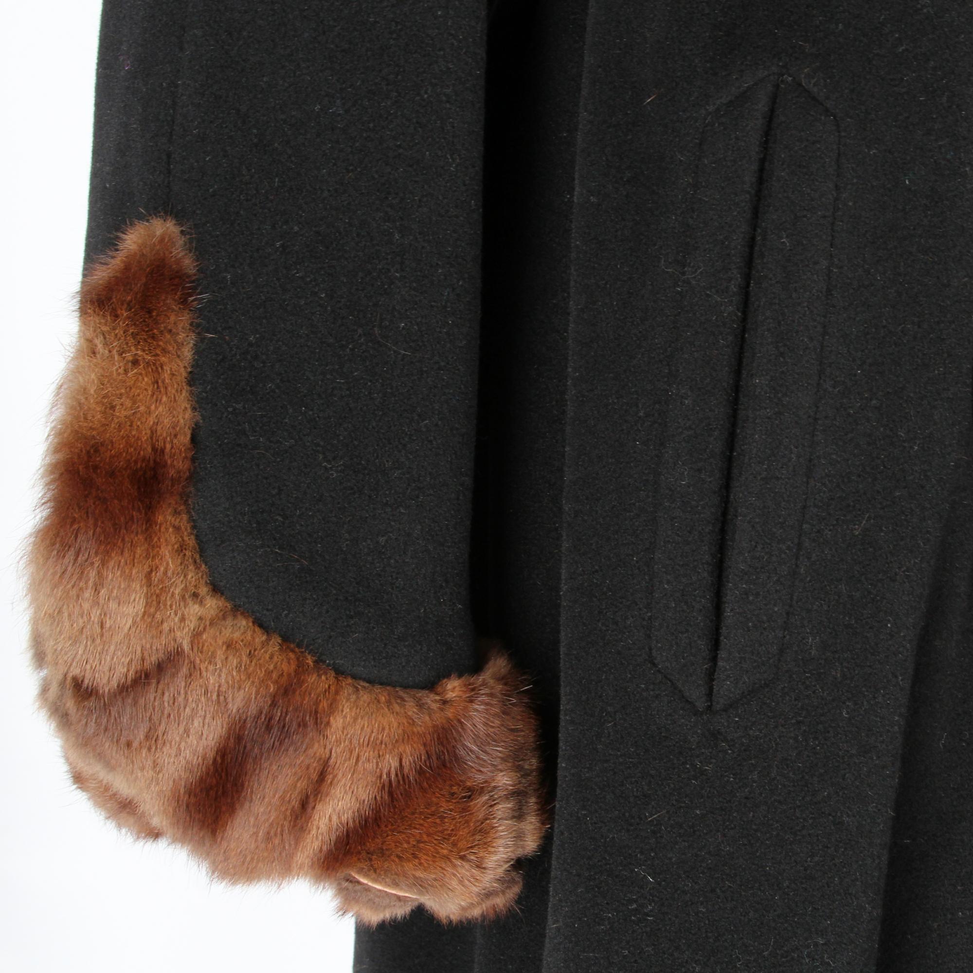 Women's 1980s Gai Mattiolo Opossum Fur Coat For Sale