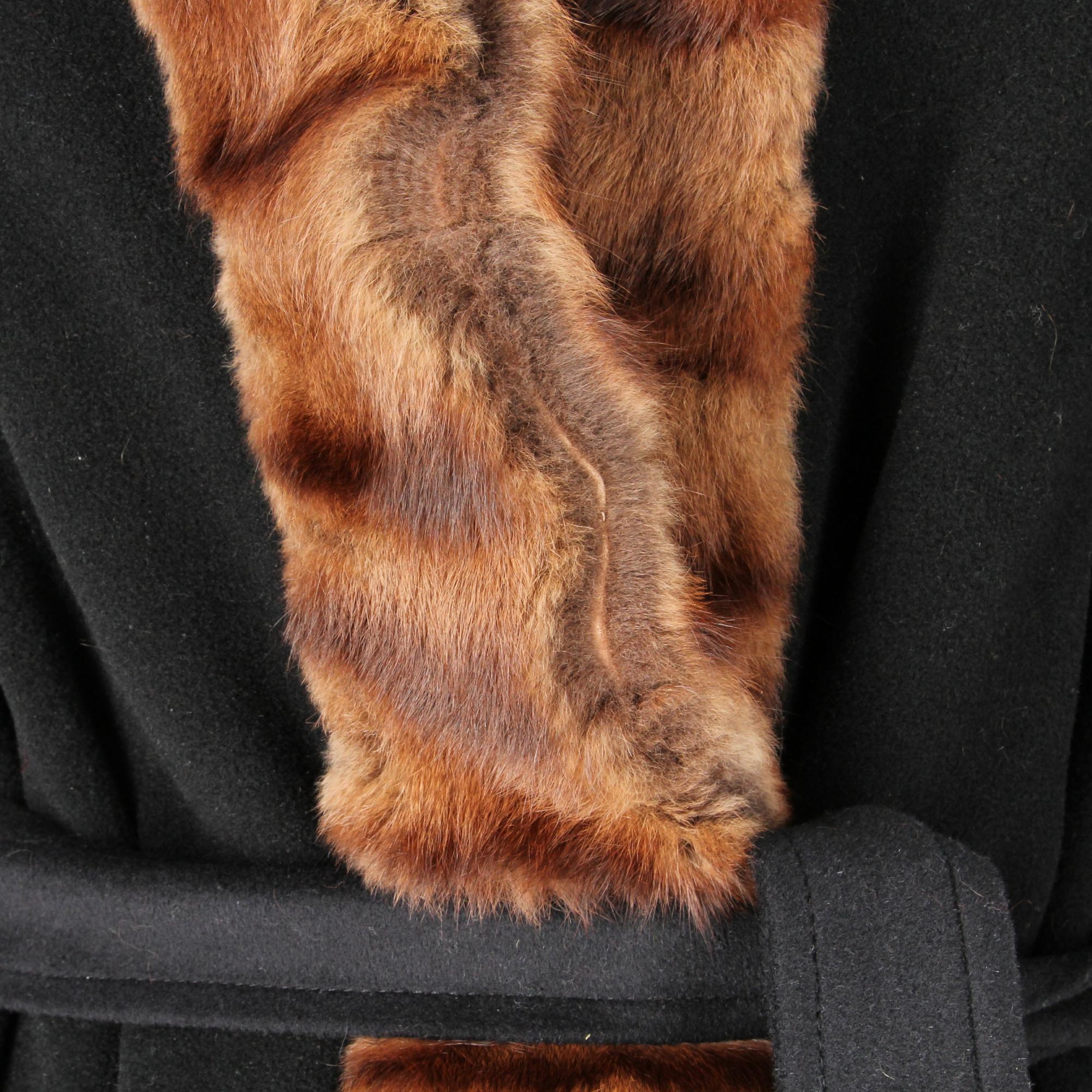 1980s Gai Mattiolo Opossum Fur Coat For Sale 1