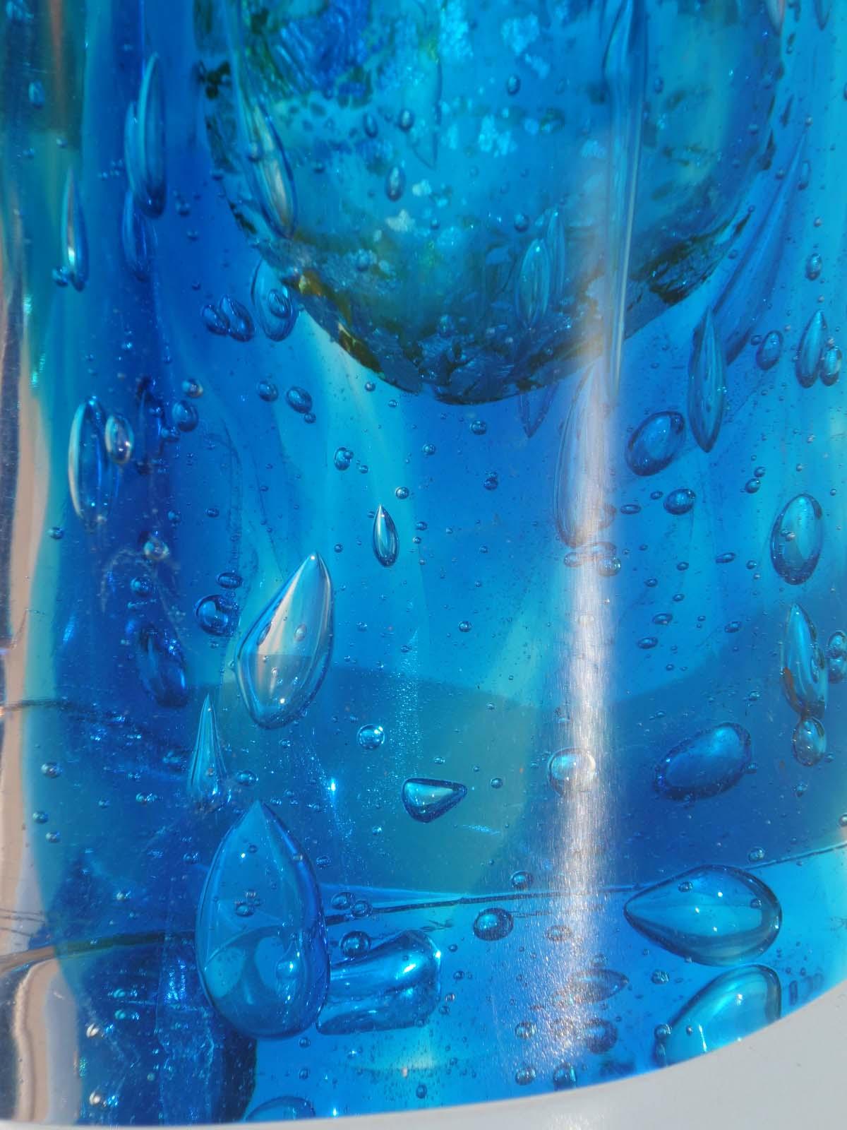 Fin du 20e siècle Vase en verre de Murano des années 1980 