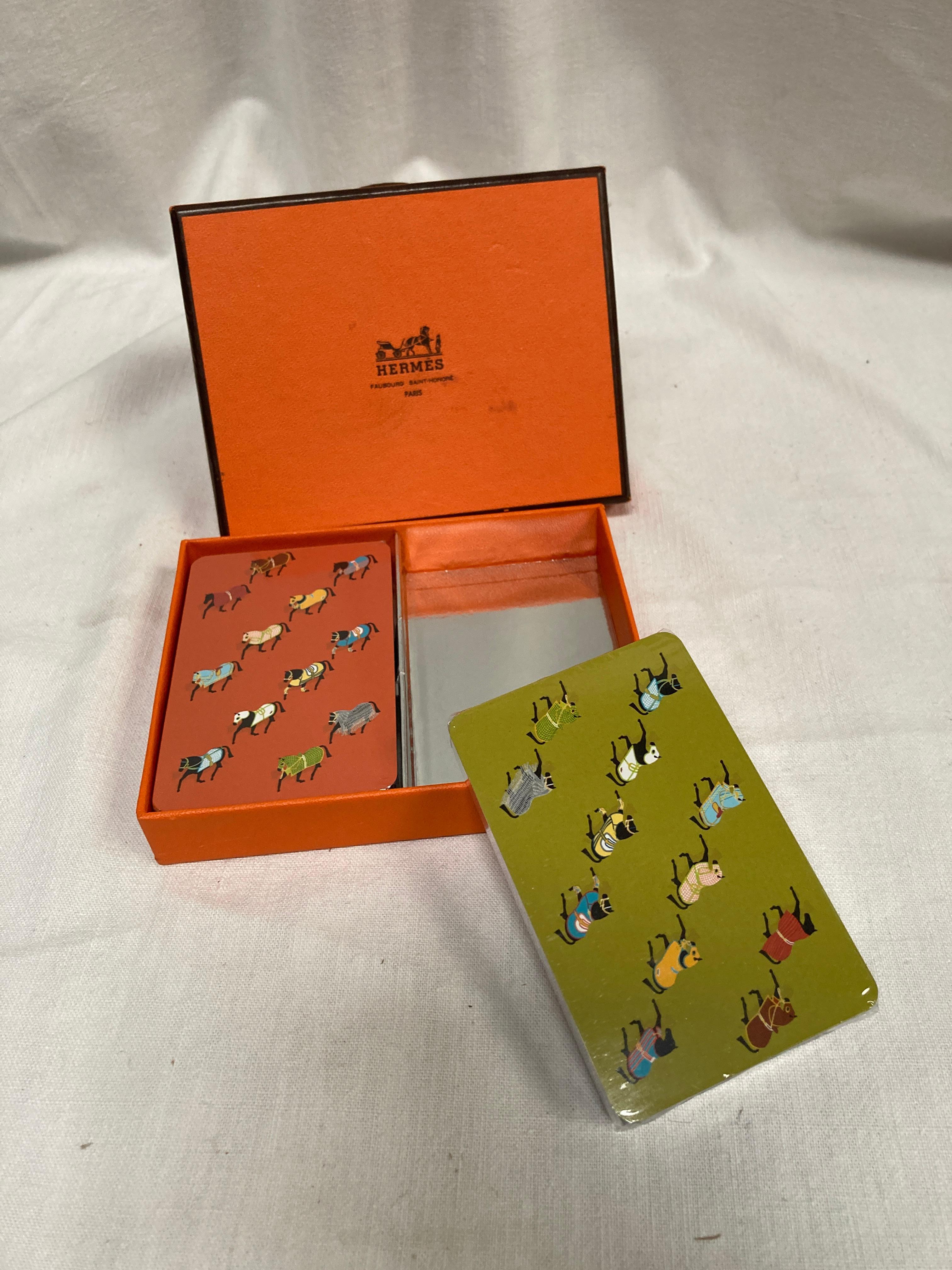 1980's Game cards by Hermès In Excellent Condition In New York, NY