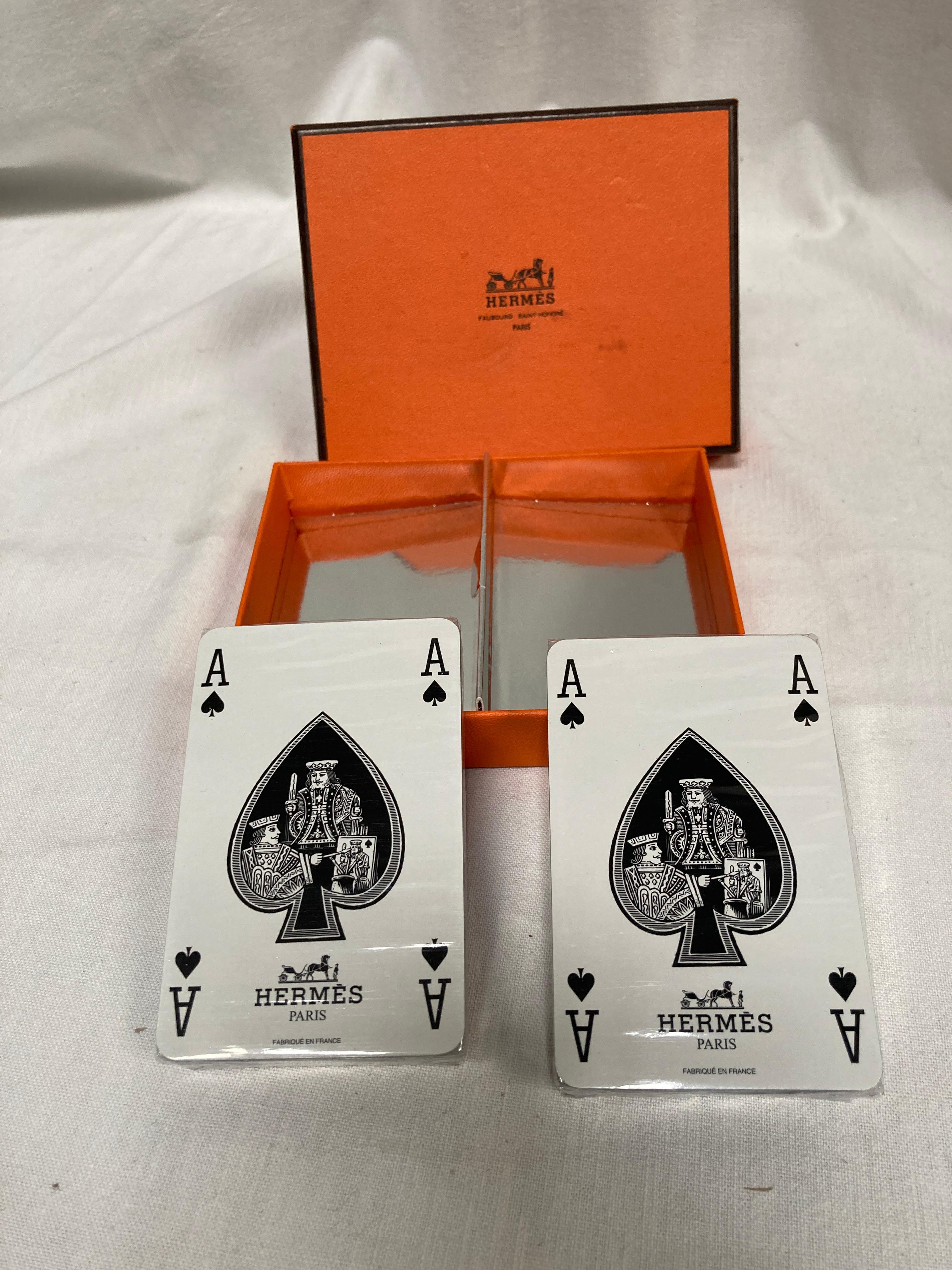 Late 20th Century 1980's Game cards by Hermès