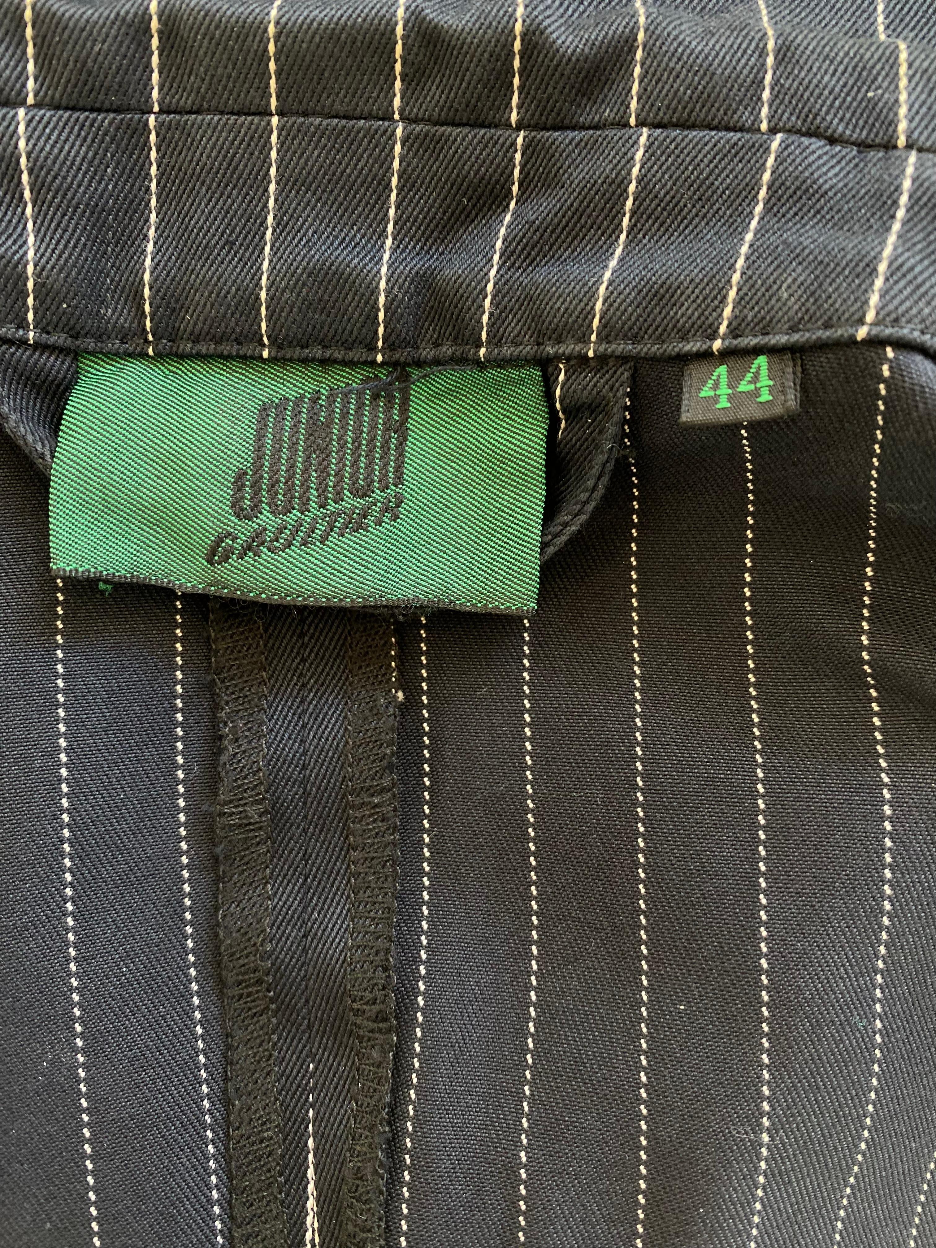 1980s Gaultier Junior Pin Striped Suit For Sale 1