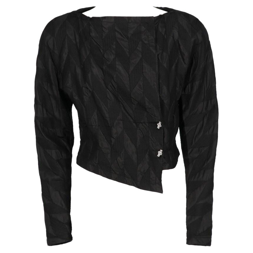 Giacca corta nera Genny degli anni 
80