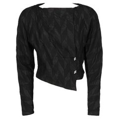 1980s Genny black short jacket
