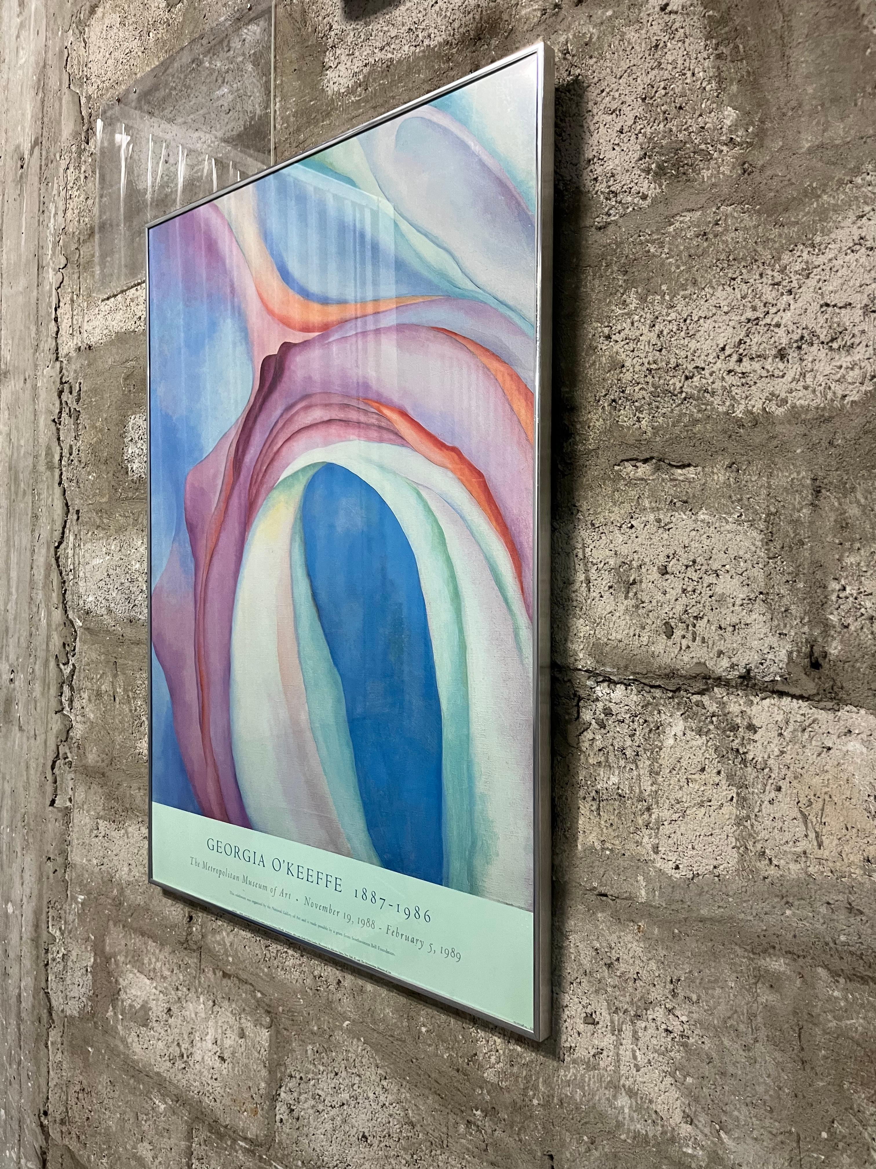 vintage 80s ia Okeeffe オリジナルポスター 1980's Georgia O'Keeffe 