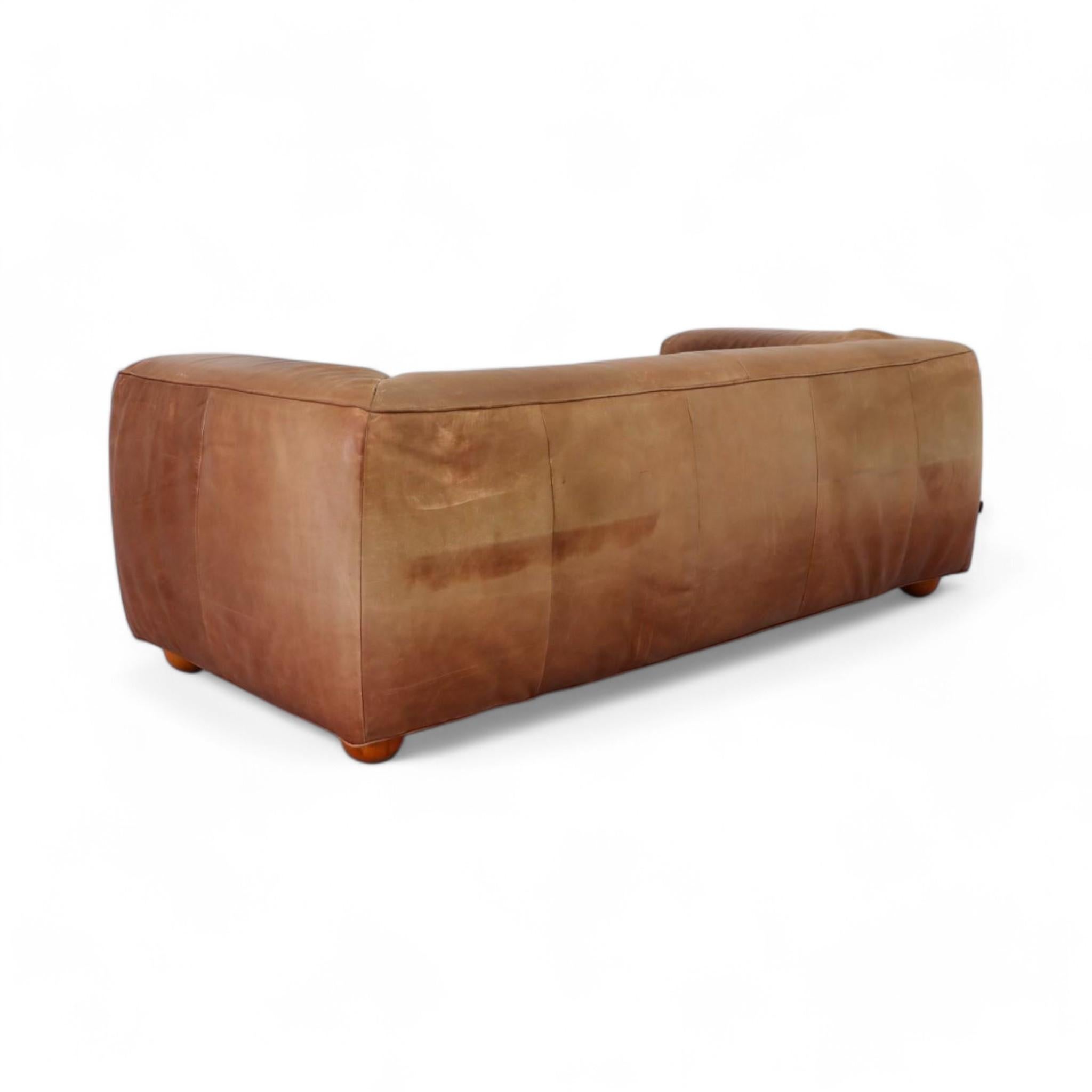 Dutch 1980s Gerard Van Den Berg Leather Sofa For Montis
