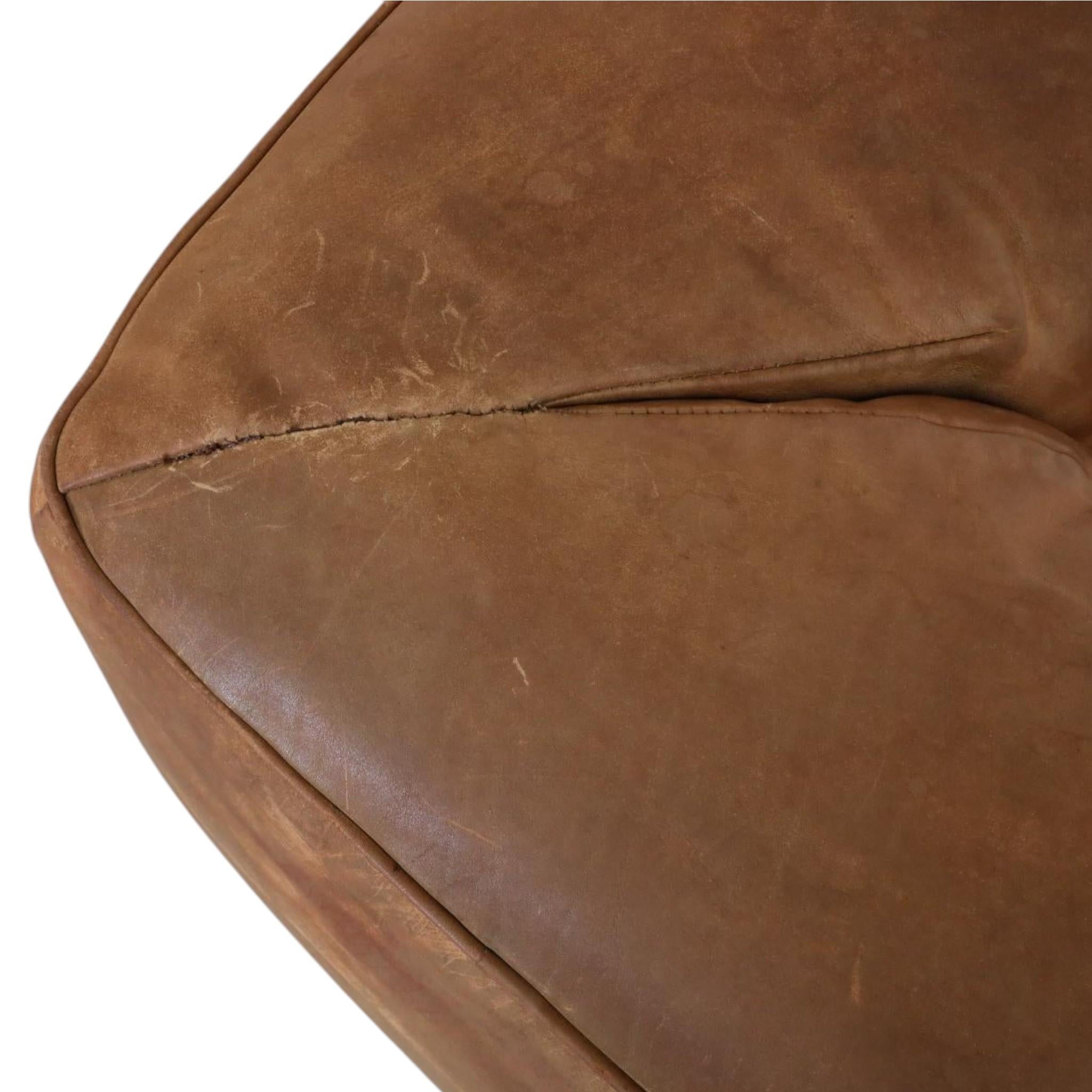 1980s Gerard Van Den Berg Leather Sofa For Montis 2