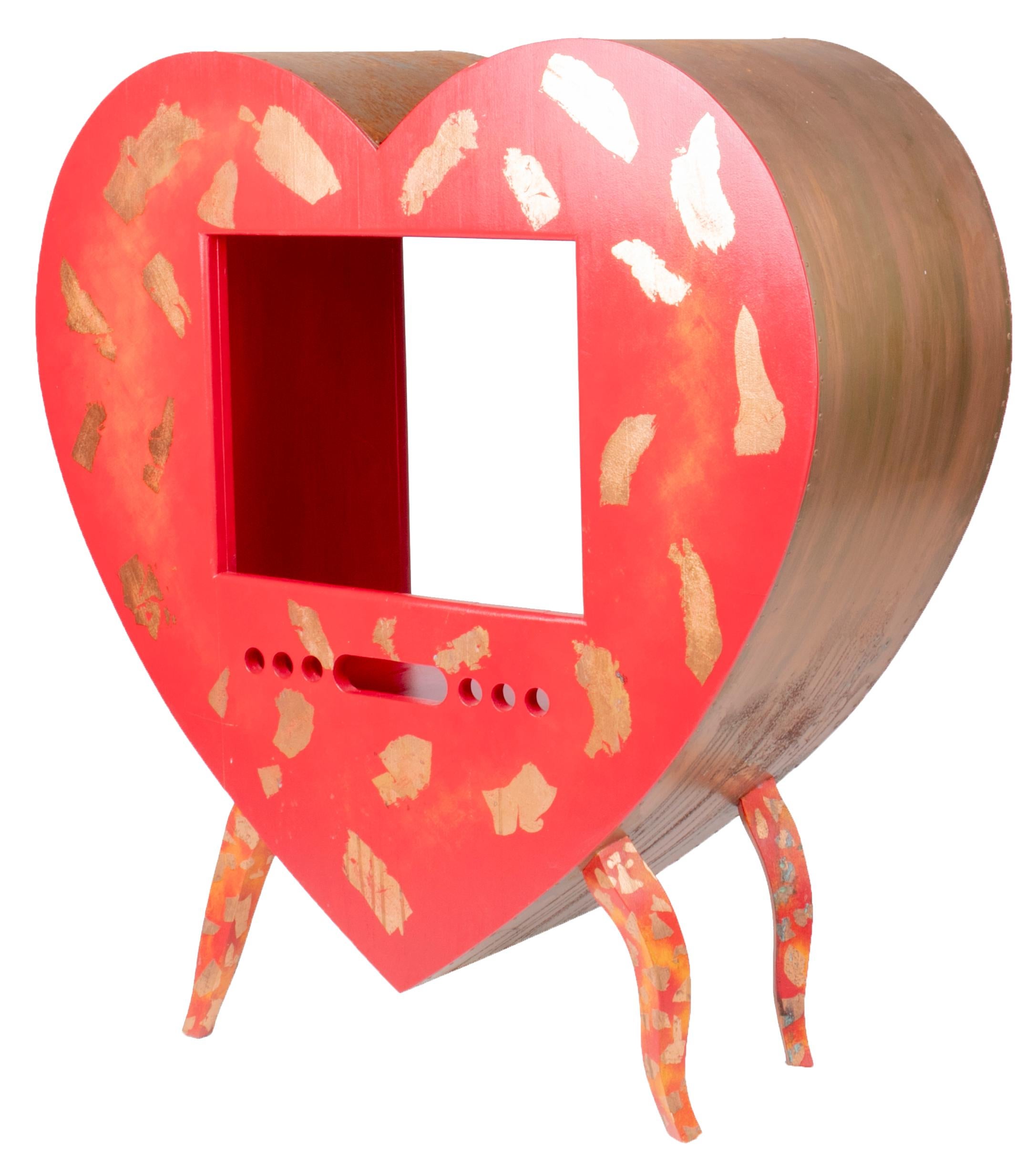heart shaped tv