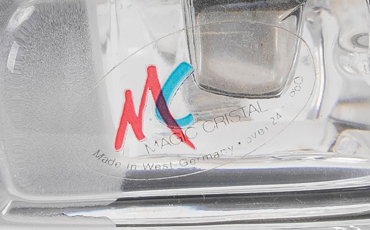 Deutsche Glas-Auto-Skulptur von Magic Cristal aus den 1980er Jahren im Angebot 6