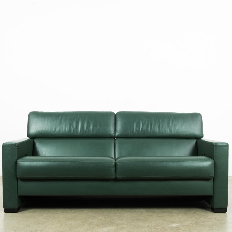 1980s German Leather Sofa by Brühl For Sale 6