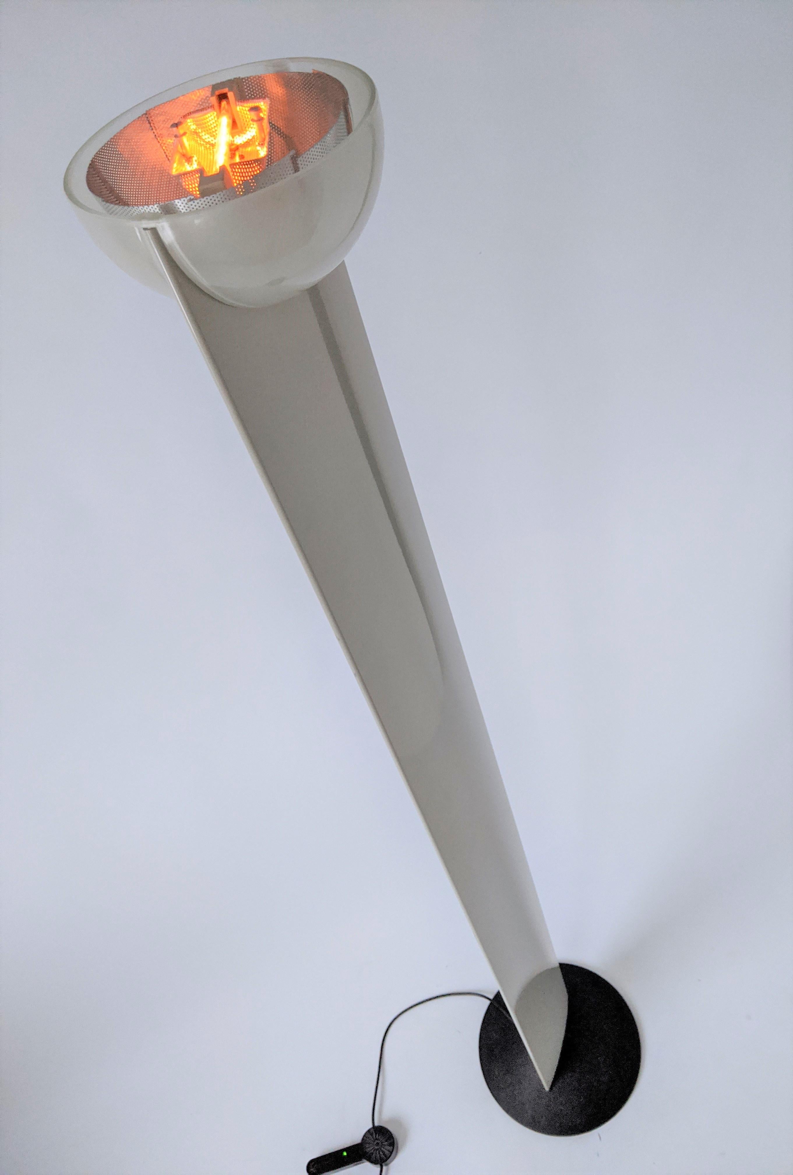 1980s Gianfranco Frattini 'Adonis' Tall Halogen Floor Lamp, Italy For Sale 9