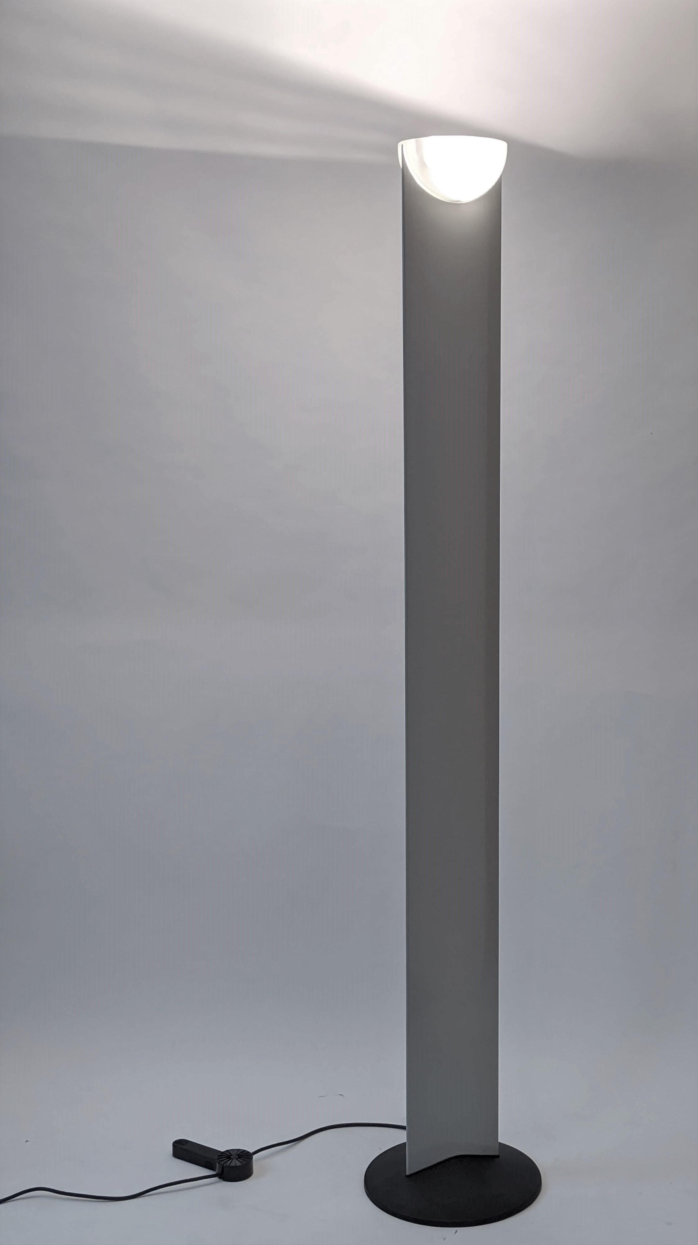 Modern 1980s Gianfranco Frattini 'Adonis' Tall Halogen Floor Lamp, Italy For Sale
