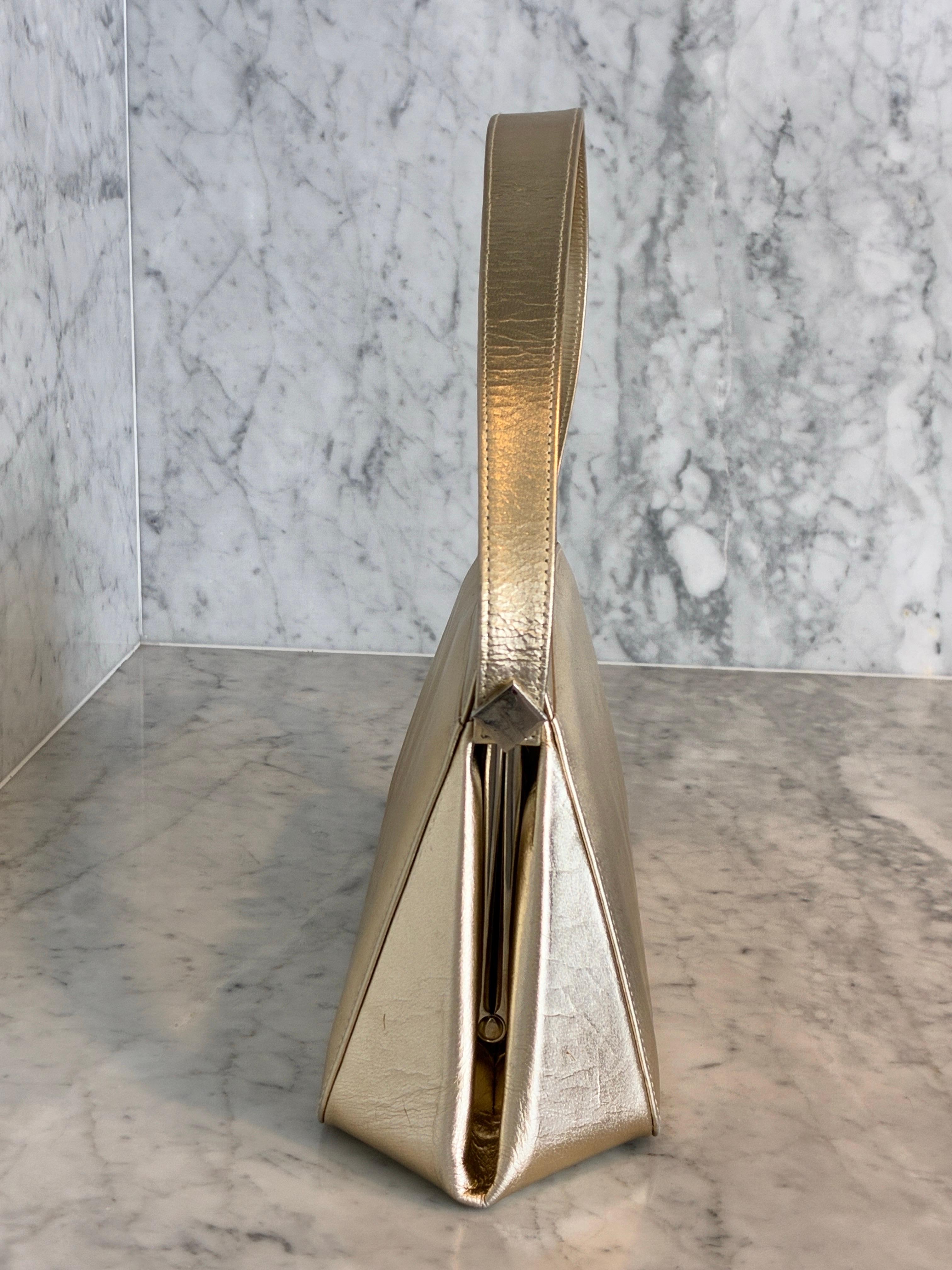 Borsa in oro anni '80 di Gianmarco Lorenzi in vendita 10