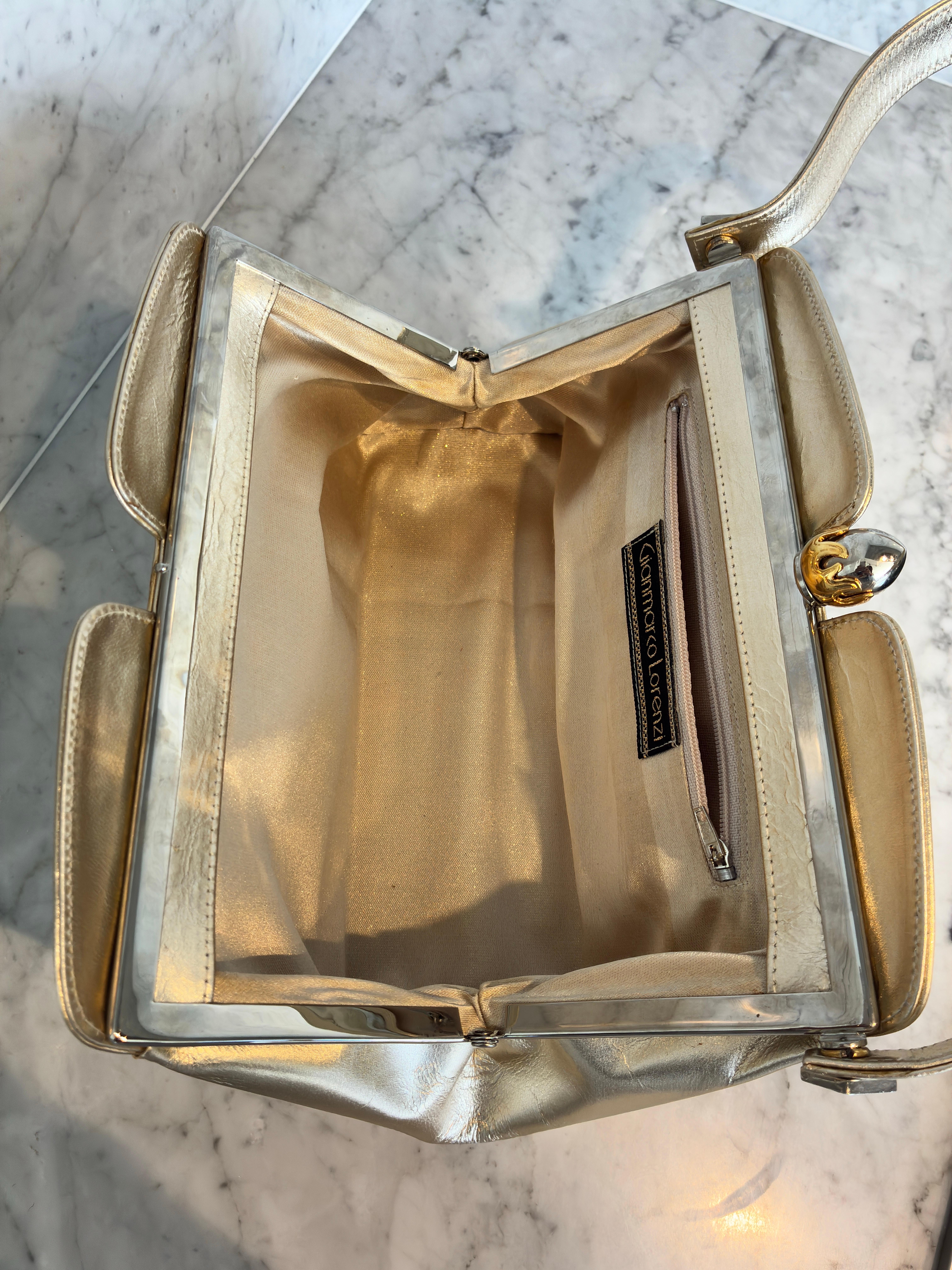 Borsa in oro anni '80 di Gianmarco Lorenzi in vendita 2